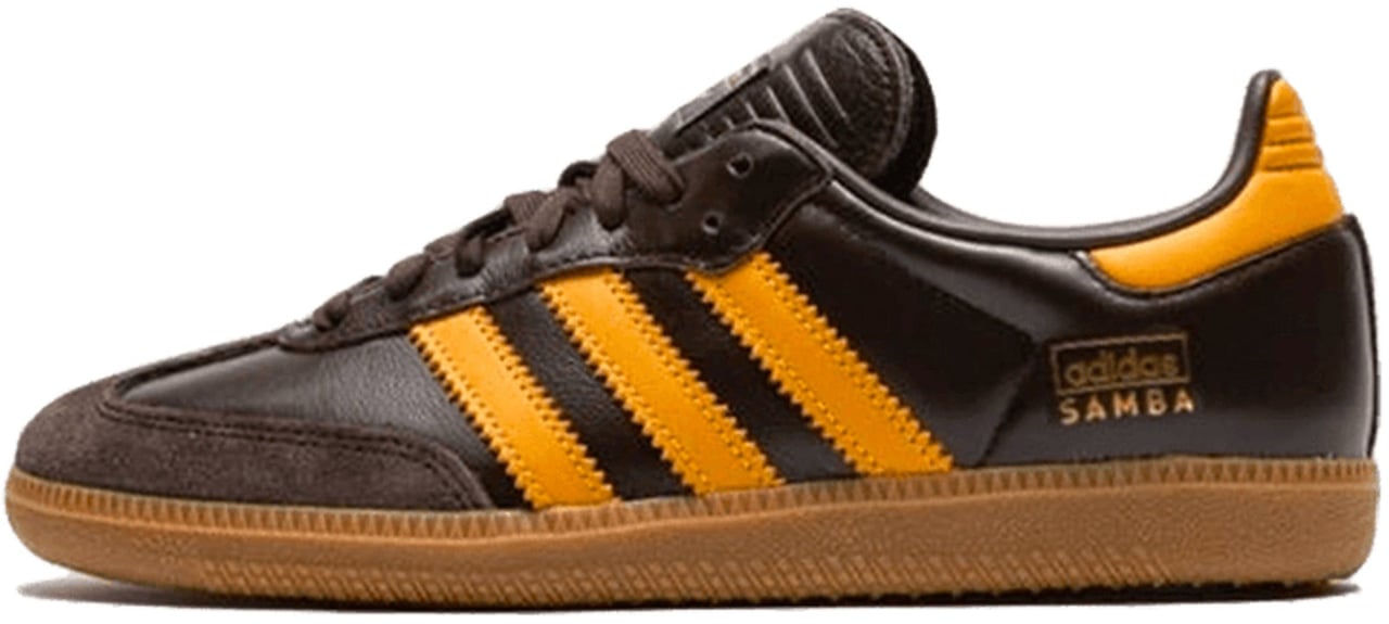 Adidas Adidas Samba OG Dark Brown Yellow Divers