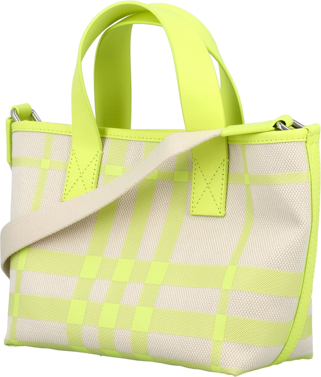 Burberry TOTE BAG CHECK Geel