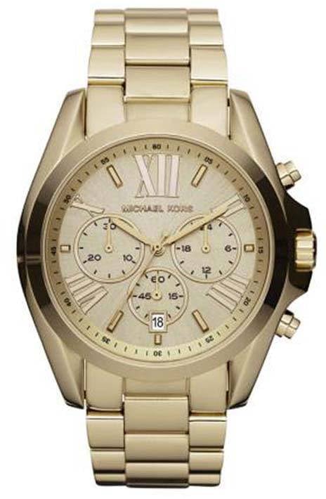 Michael Kors MK5605 Horloge dames staal goudkleurige stalen band en kast Divers