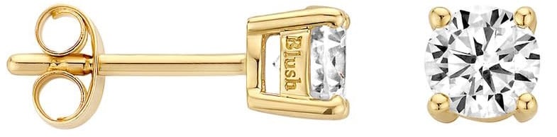 Blush 7213YZI Oorbellen 14 krt geelgoud met zirkonia Divers