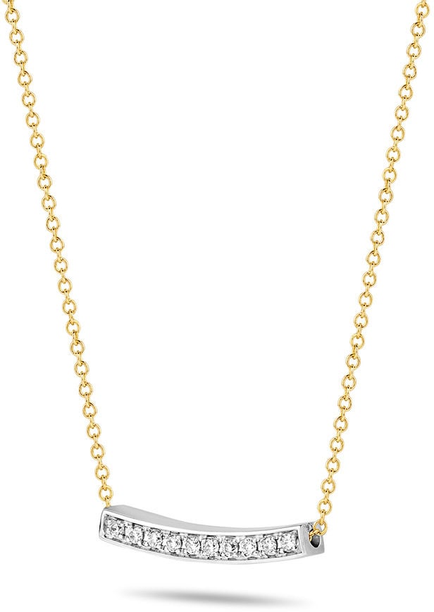 Blush 3605BDI Collier 14 krt geelgoud met diamant Divers