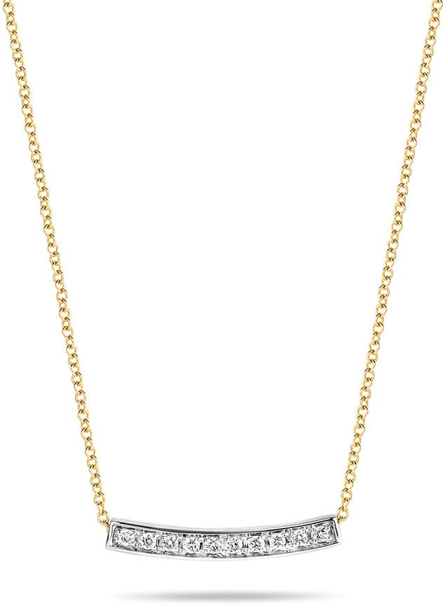 Blush 3605BDI Collier 14 krt geelgoud met diamant Divers