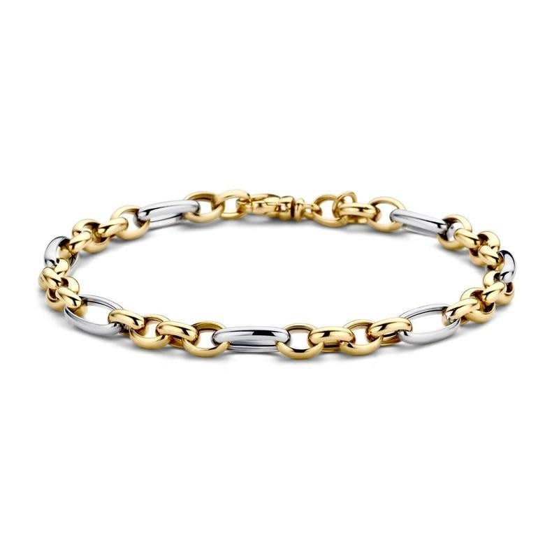 Blush Blush Armband 2177BGO 14k Goud in Bi-color Jassaron Fantasie 18cm Divers