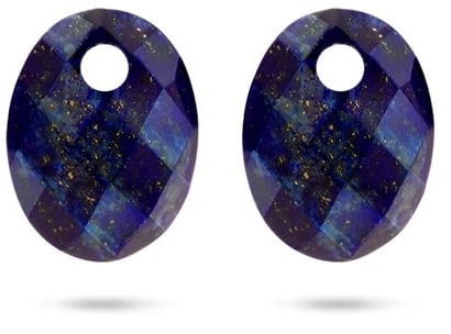 Blush Blush Oorbedels 810LAPO Middel Blauw Lapis 12mm x 20mm Divers