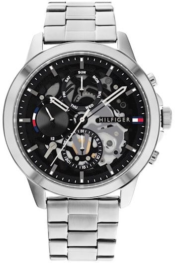 Tommy Hilfiger TH Henry hrn stl ss 44mm Zilver