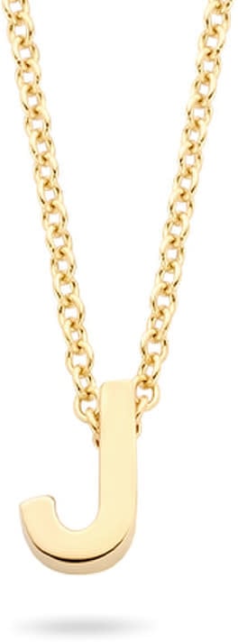 Blush Blush Collier met Hanger 3155YGO_J 14k Geelgoud met de letter J 42cm Divers