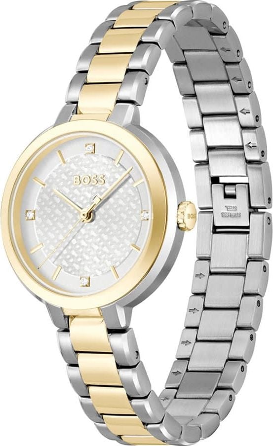 Hugo Boss BOSS Dames Horloge HB1502761 Staal Bi-color Quartz Sena 34mm Divers