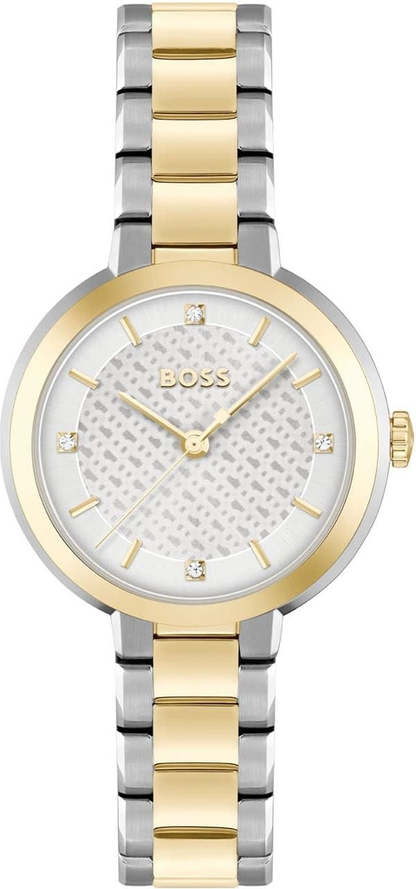 Hugo Boss BOSS Dames Horloge HB1502761 Staal Bi-color Quartz Sena 34mm Divers
