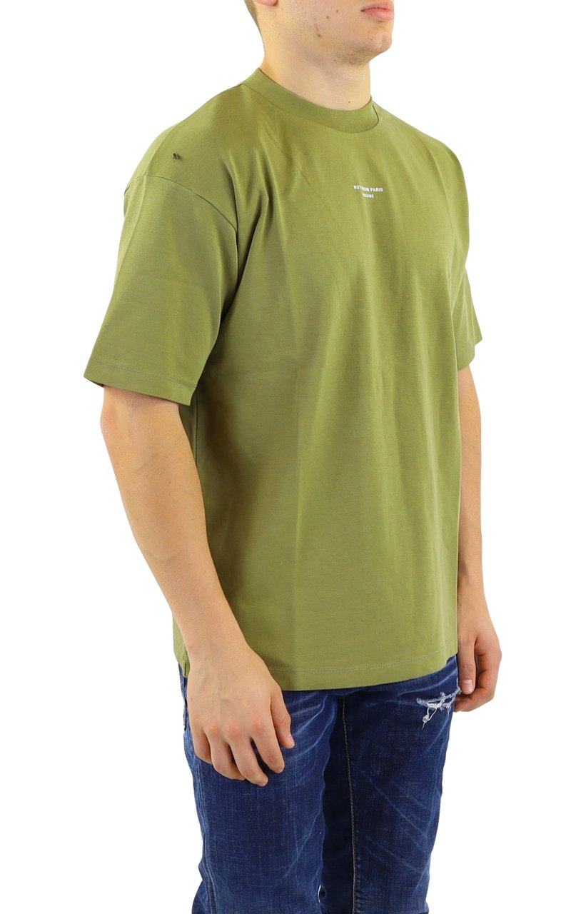 Drôle de Monsieur Heren Le Tshirt Classique Nfpm Groen