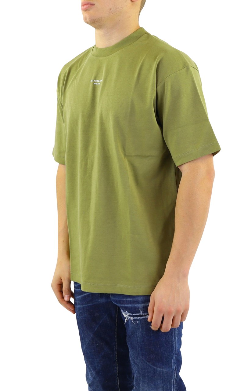 Drôle de Monsieur Heren Le Tshirt Classique Nfpm Groen