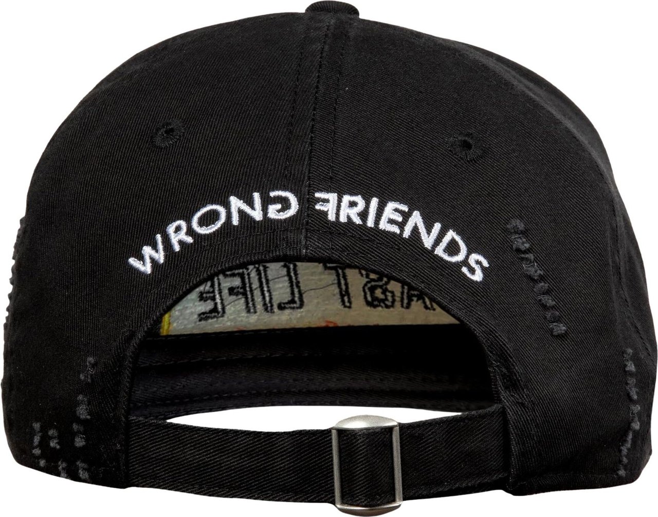 Wrong Friends FAST LIFE CAP - BLACK Zwart