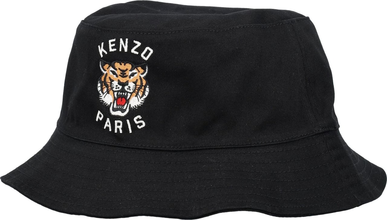 Kenzo LUCKY TIGER BUCKET HAT Zwart