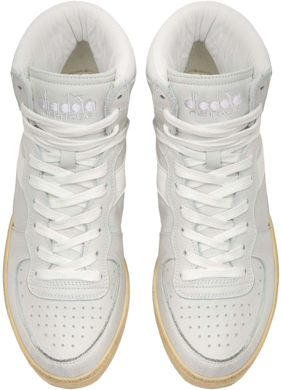 Diadora Mi Basket Used Sneakers Wit 201.158569 C0657 Wit