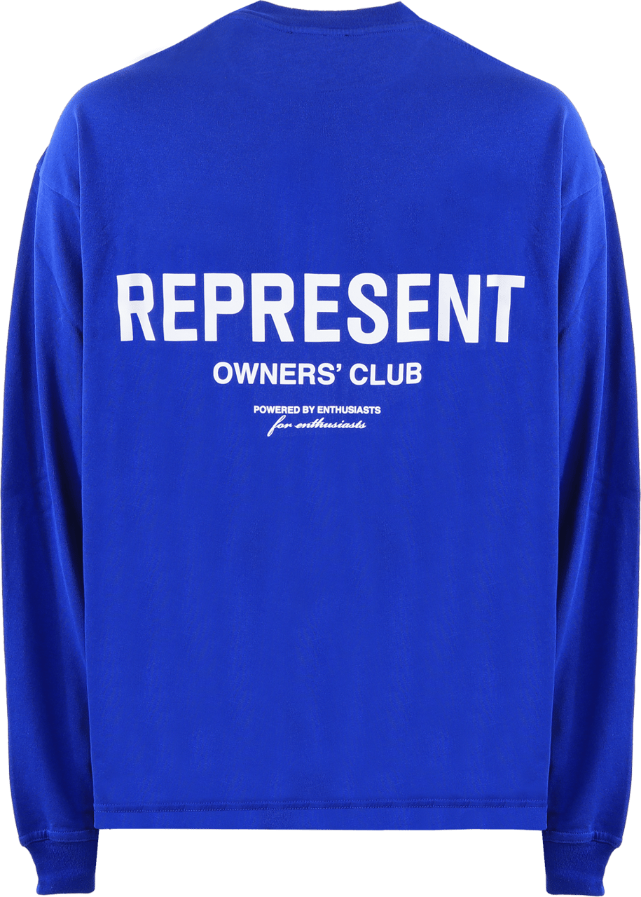 Represent Heren Owners Club LongSleeve Blauw Blauw