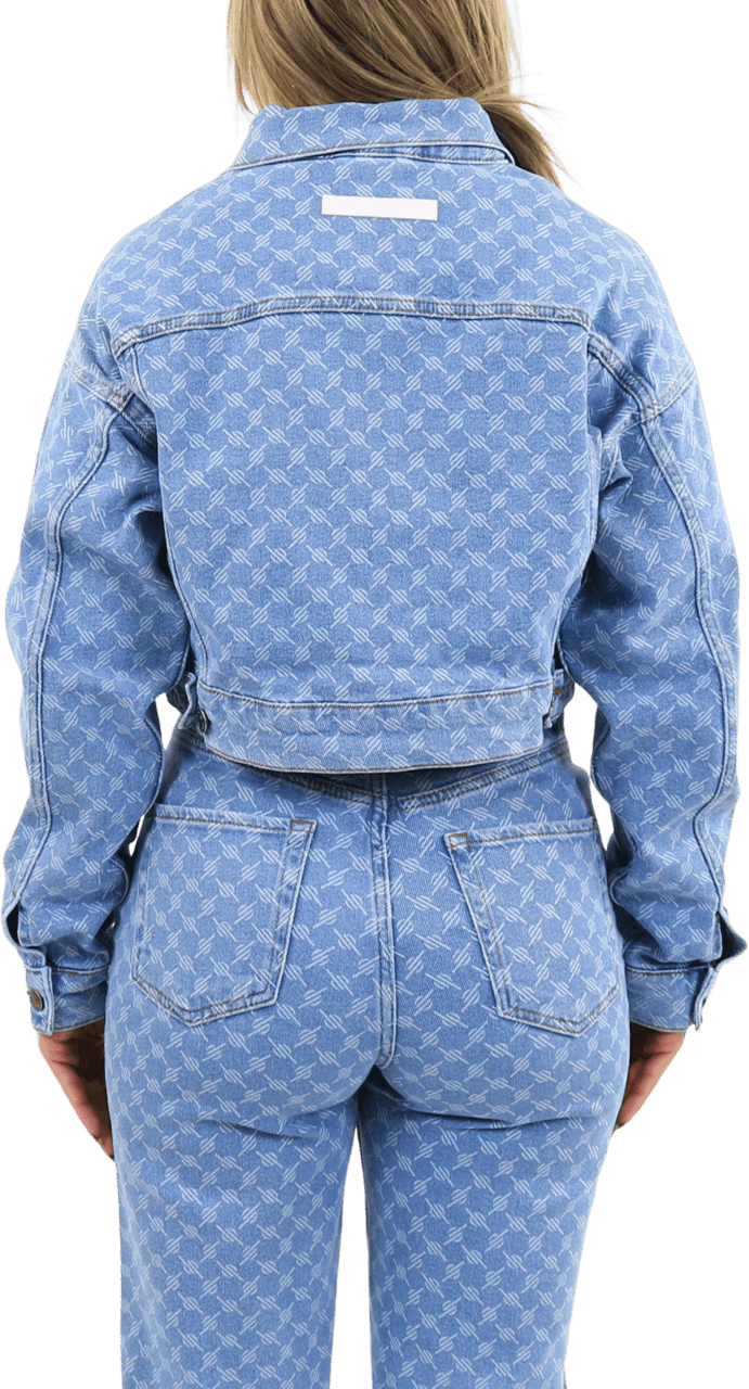 Daily Paper Dames Mily Jacket Monogram Blauw Blauw