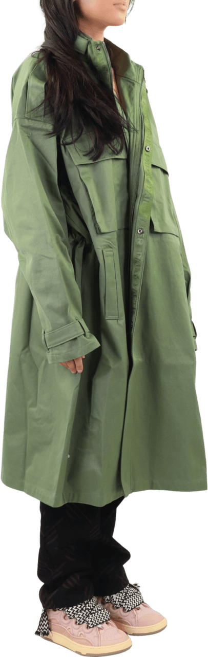 Daily Paper Dames Penata Coat Groen