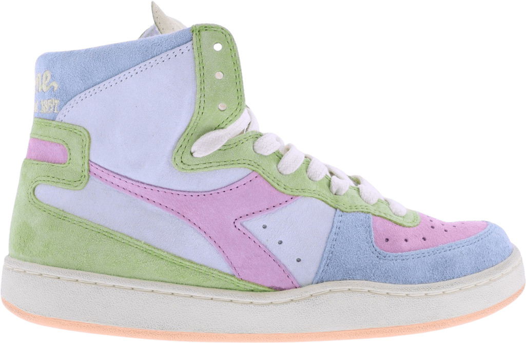 Diadora Dames Mi Basket Arcobaleno Italia Wit