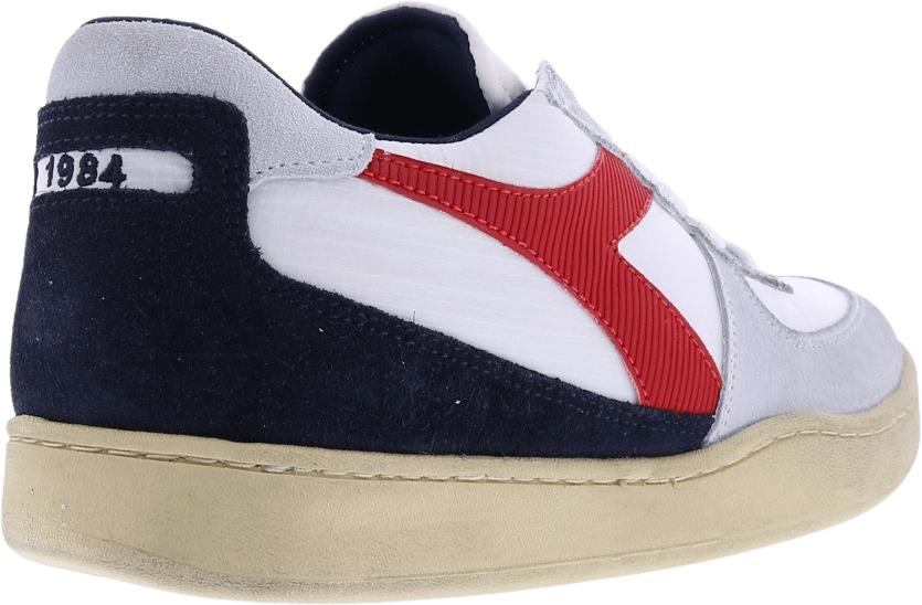 Diadora Dames Mi Basket Low Ripstop Wit