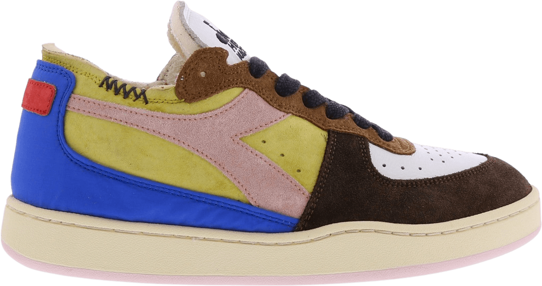 Diadora Dames Mi Basket Row Cut Choco Breakf Bruin