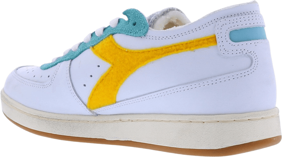 Diadora Dames Mi Basket Row Cut Tennis Wit