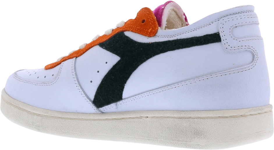 Diadora Dames Mi Basket Row Cut Tennis Wit