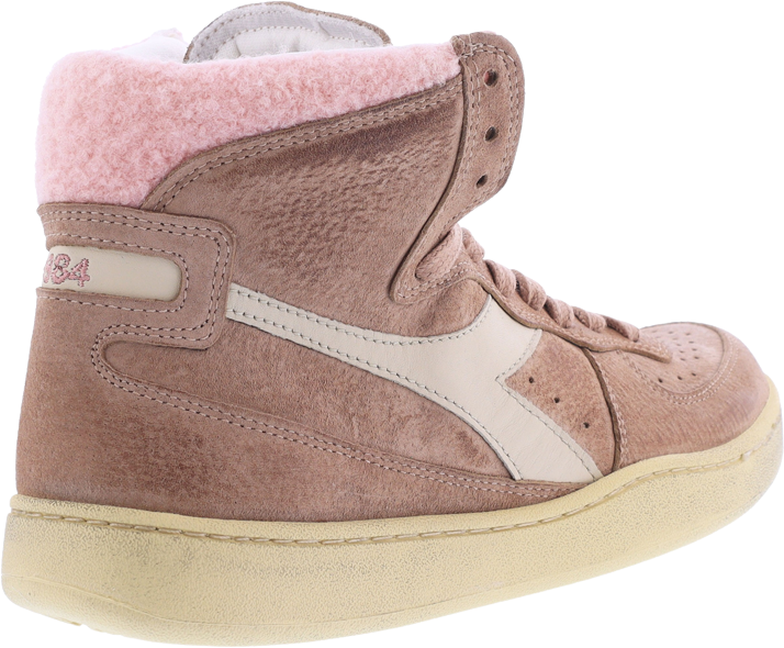 Diadora Dames Mi Basket Used Roze Roze