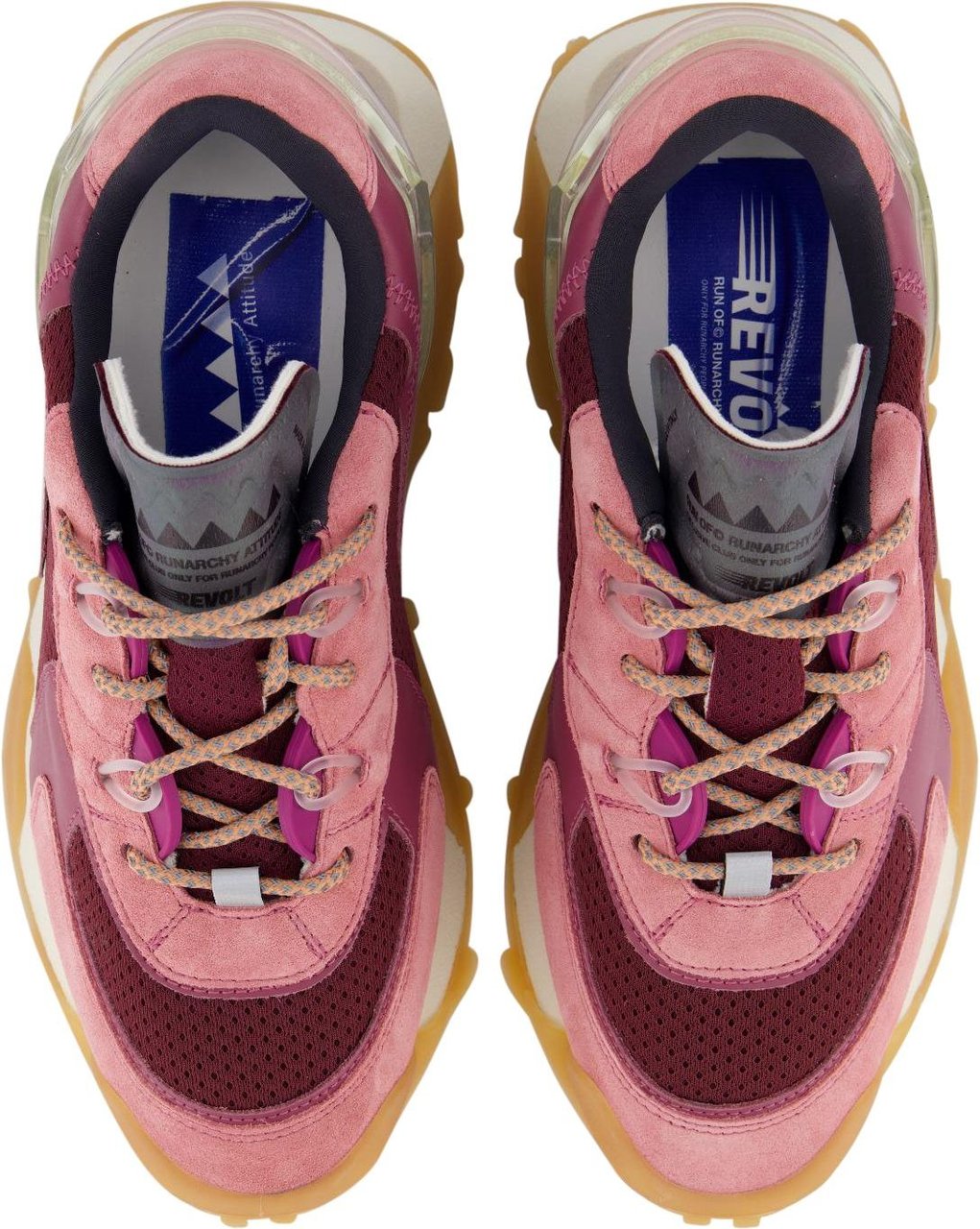 Run Of Dames Revolt Sneaker Roze Roze