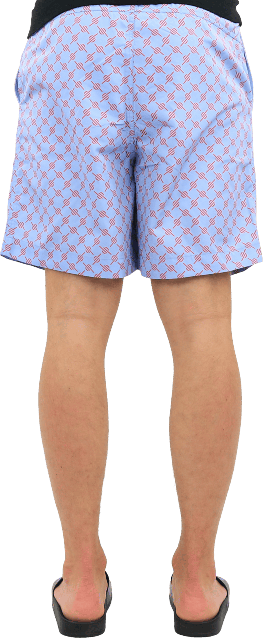 Daily Paper Heren Kali 2 Short Blauw/Rood Blauw