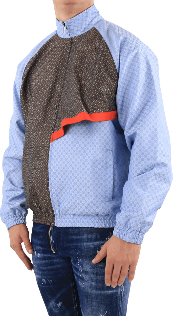 Daily Paper Heren Kasah Scarf Shirt Blauw/Bruin Blauw