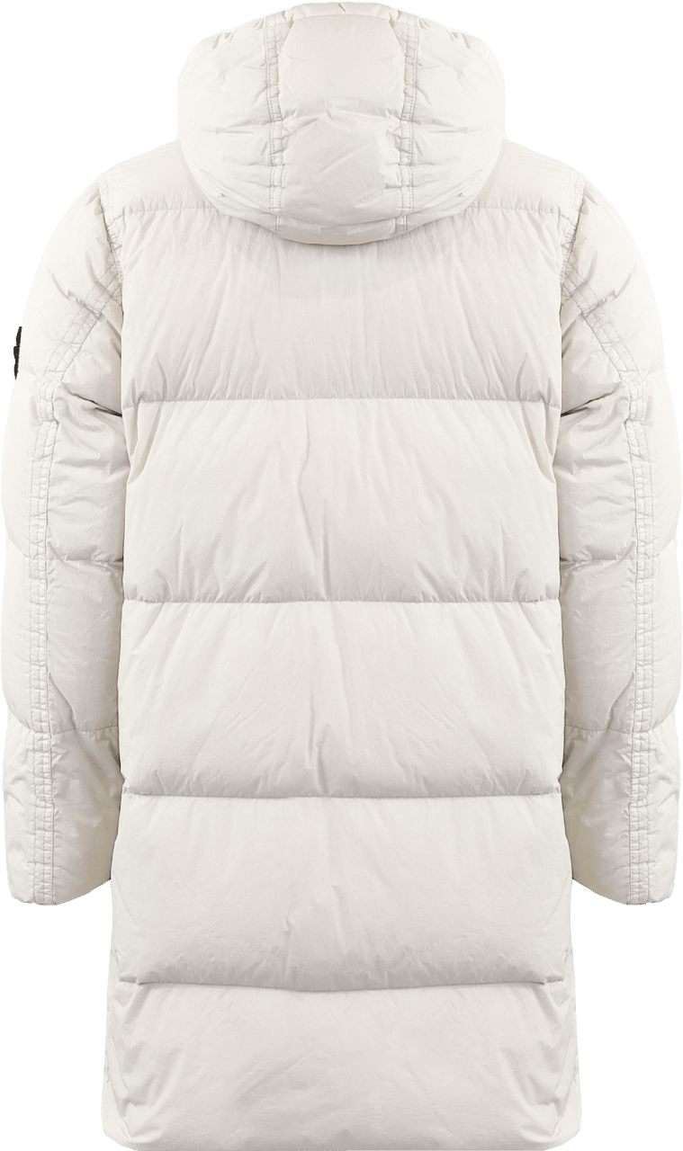 Stone Island Heren Real Down Blouson Puffer Wit Wit