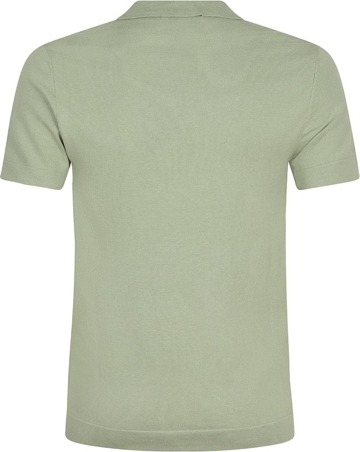 Radical Knit polo buttonless | Olive green Groen