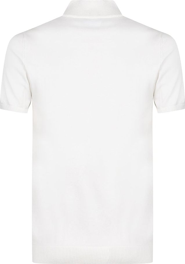 Radical Knit t-shirt half zip | Off white Wit