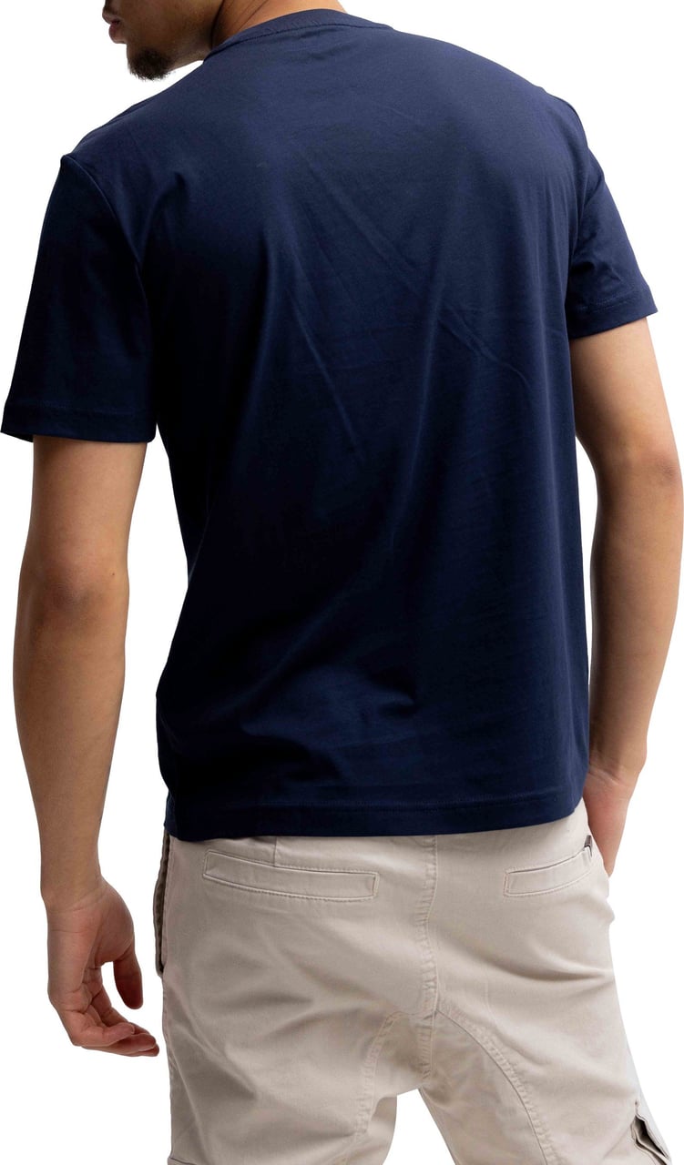 Emporio Armani EA7 Visibility T-Shirt Heren Donkerblauw Blauw