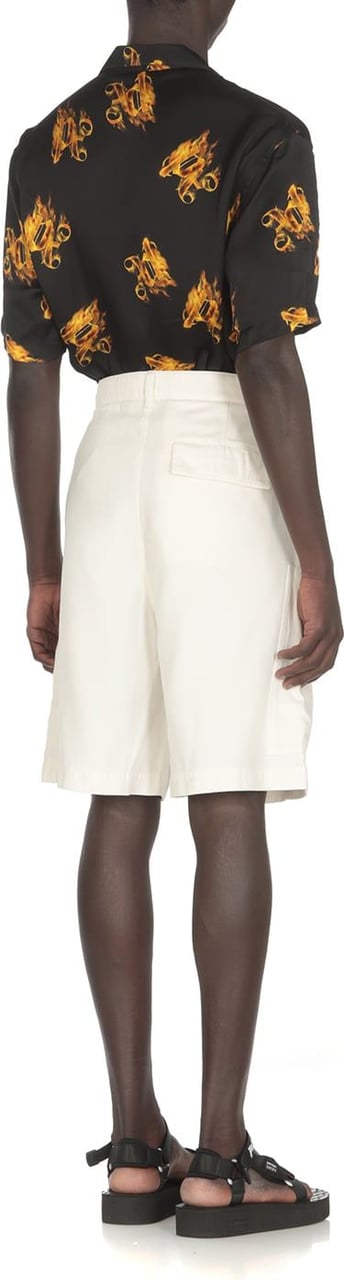 Palm Angels Shorts White Neutraal