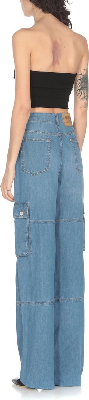 Moschino Jeans Trousers Blue Blauw