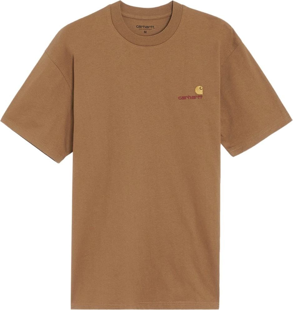 Carhartt Logo T-Shirt Bruin