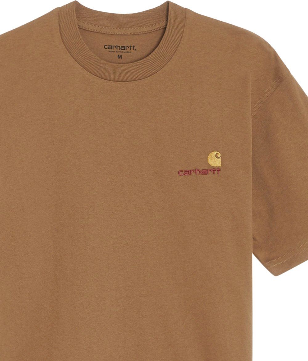 Carhartt Logo T-Shirt Bruin