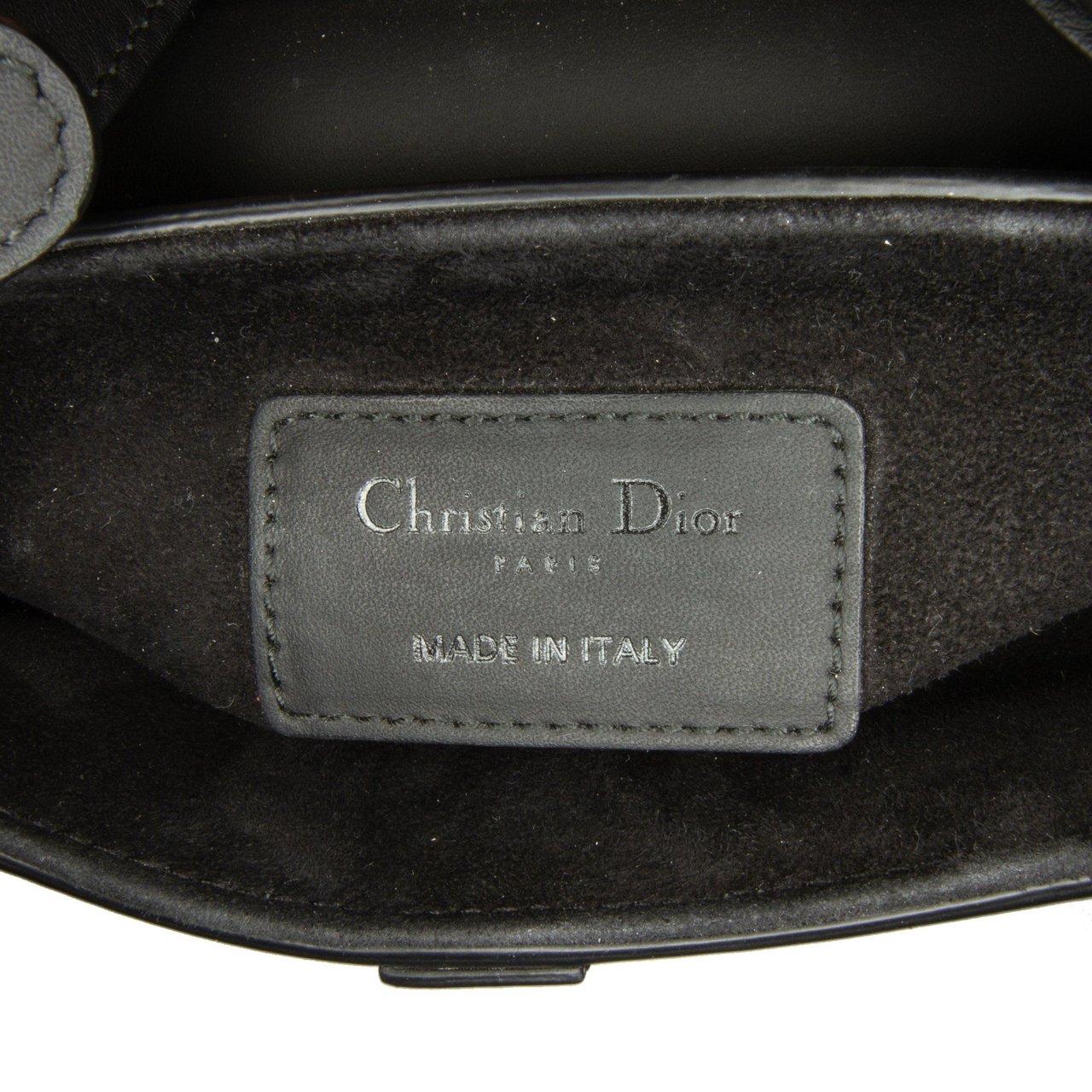 Dior Mini Ultra Matte Saddle Zwart