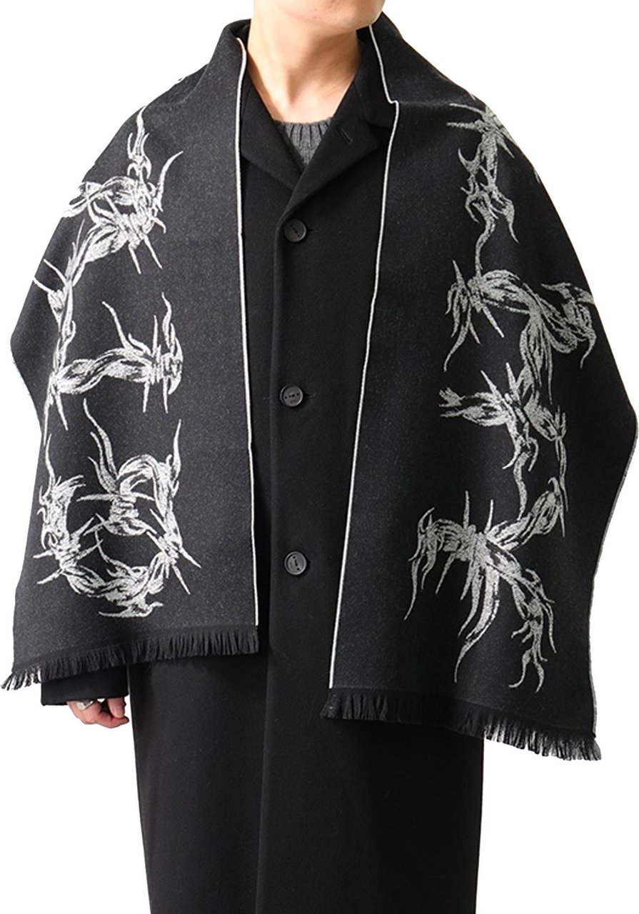 Givenchy Givenchy Wool Scarf Zwart