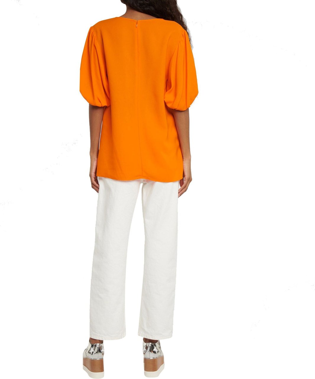 Stella McCartney Stella Mccartney Viscose T-Shirt Oranje