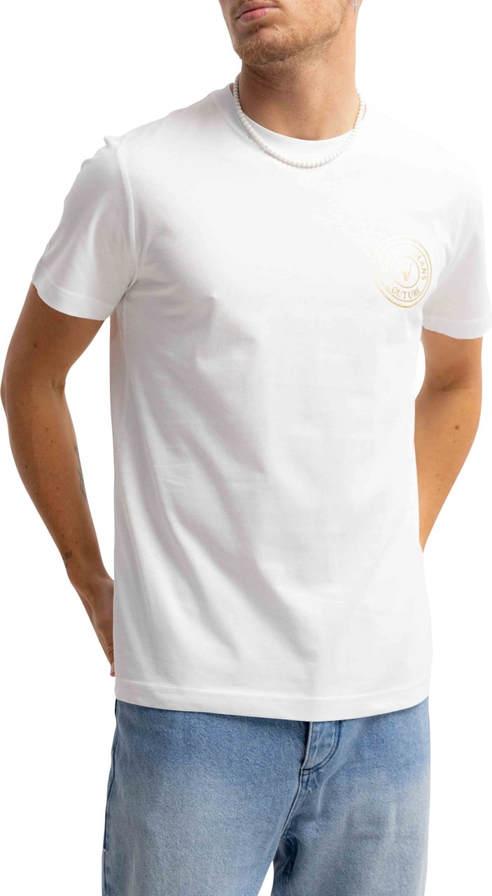 Versace Jeans Couture T-Shirt Serigrafiche Wit
