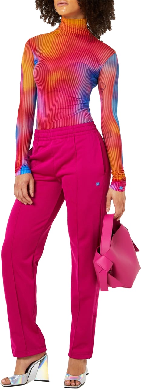 Acne Studios Feist Face Track Pants Roze