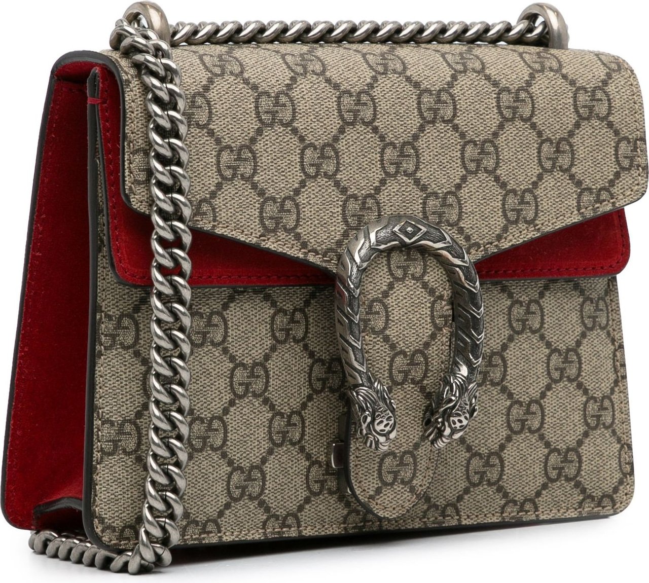 Gucci Mini GG Supreme Dionysus Crossbody Bag Bruin
