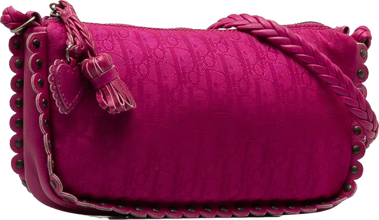 Dior Oblique Ethnic Crossbody Bag Roze