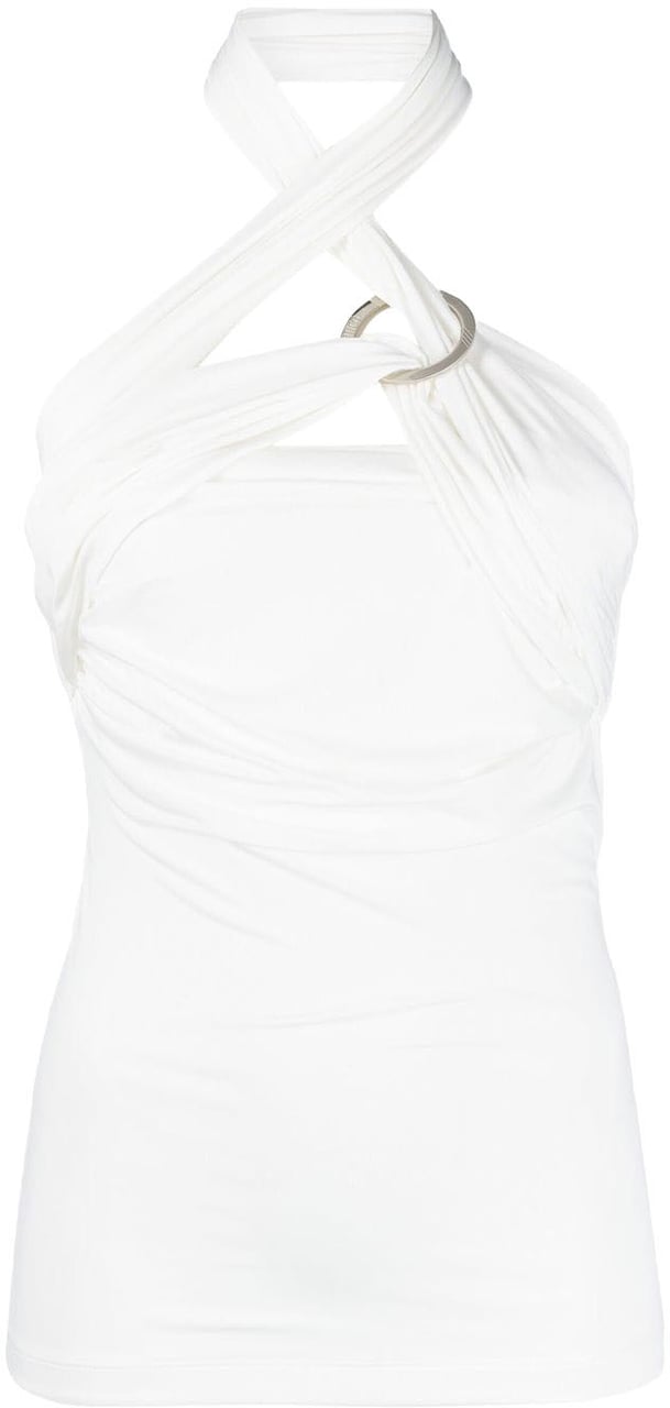 The Attico Top White Wit