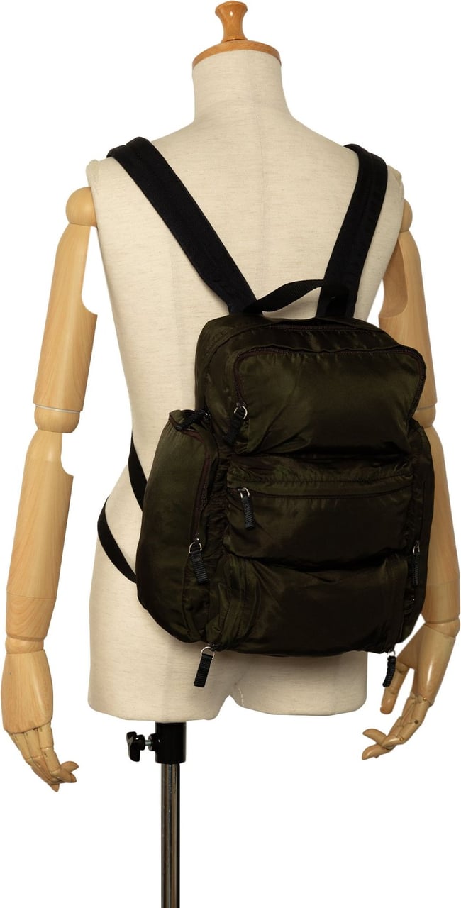 Prada Tessuto Backpack Groen