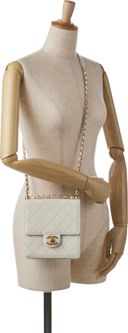 Chanel Small Chic Pearls Flap Wit