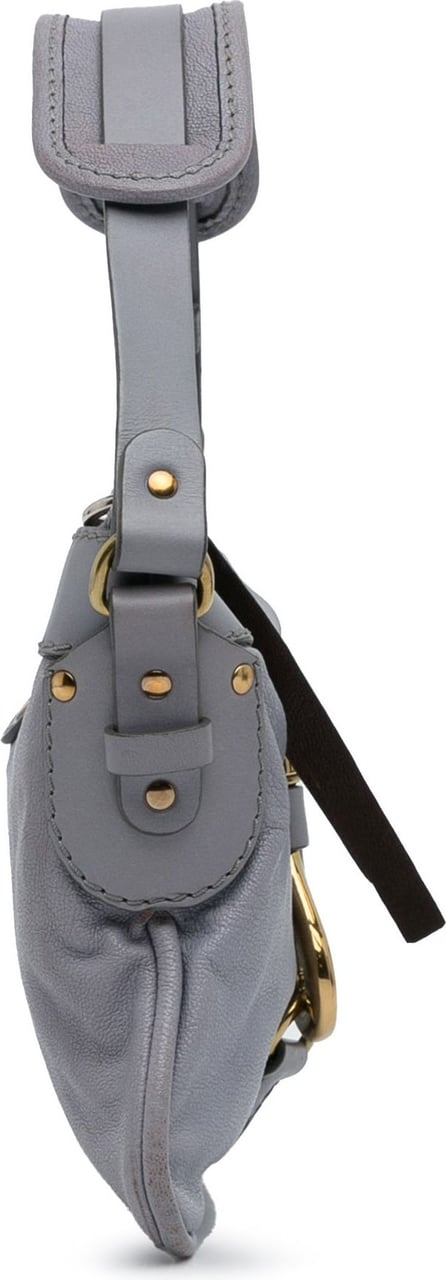 Chloé Leather Shoulder Bag Grijs