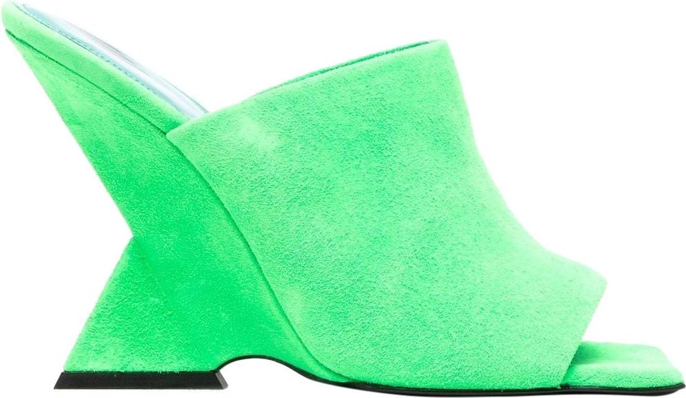 The Attico Sandals Green Groen