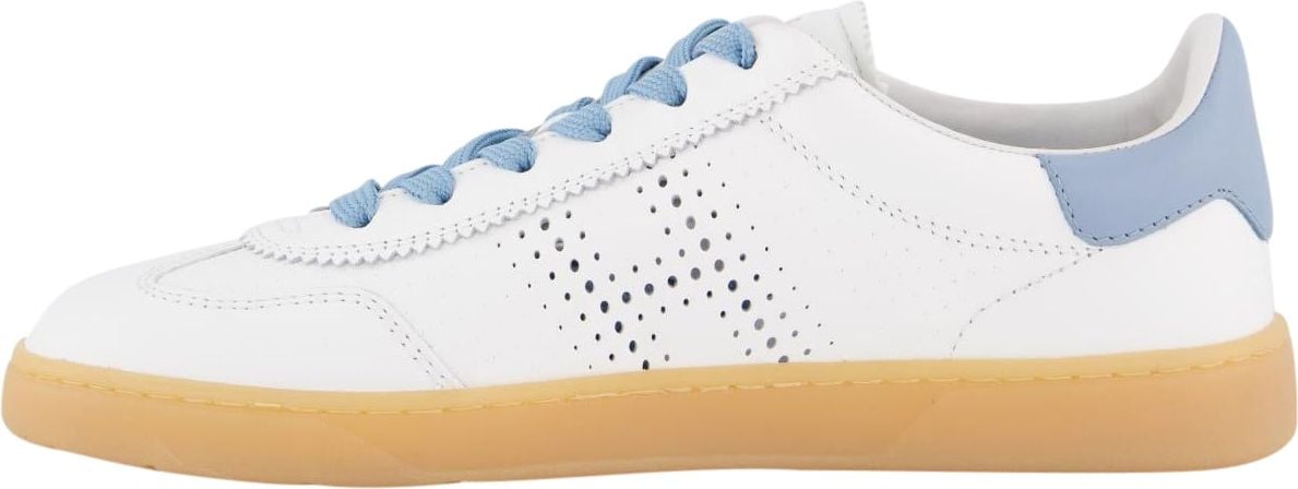 HOGAN Dames Cool Sneaker Wit/Blauw Wit